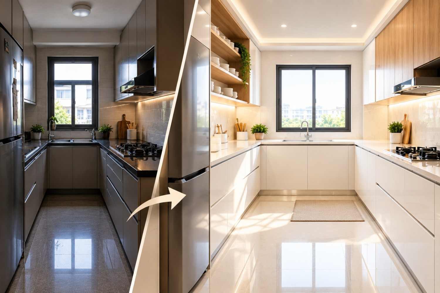 How to Make a Small Kitchen Look Bigger How to Make a Small Kitchen Look Bigger